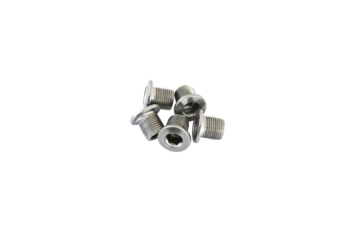 Middleburn Inner Chainring Bolts, Steel, 5 Pieces