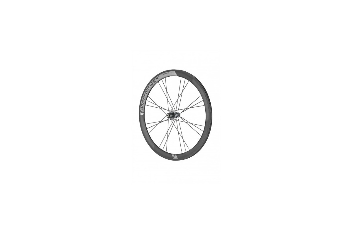 American Classic Carbon 46 Tubular Road Wheels, stealth black