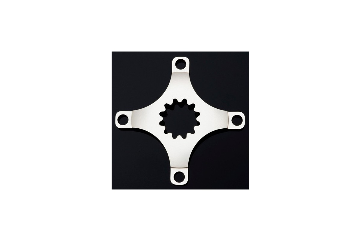 Middleburn RS8 Single Spider, 4-Arm, Rohloff, black, without chainring