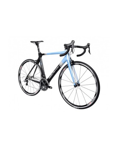 NeilPryde Alize SRAM Force 22 Rennrad, Large, schwarz/blau mit Ritchey WCS Komponenten und American Classic Laufrädern 