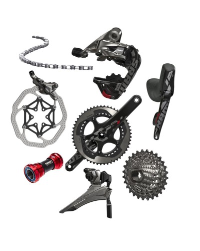 SRAM RED 2 x 11, disc brakes, shifters, drivetrain