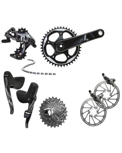 SRAM Force One, 1 x 11, disc brakes, shifters, drivetrain