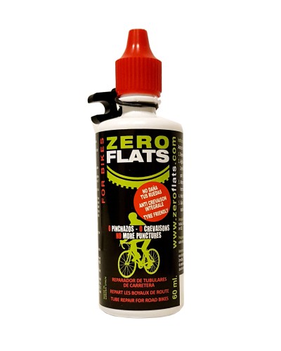 Zero Flats PLATTENKILLER Tubeless or Tubular Road Repair 60 ml