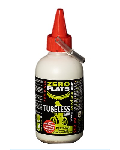 Zero Flats PLATTENKILLER Tubeless Dichtmittel Reifendruck bis 5 Bar 250 ml